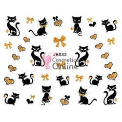 Stickere 3D pentru unghii cod JH033 - Pisicute 